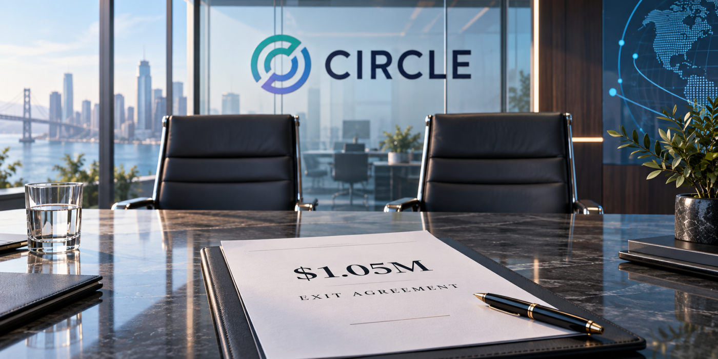 Circle’s CFO to Step Down With $1.05M Exit Deal as Co-Founder Resigns