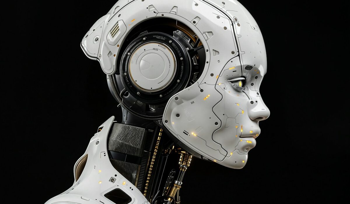 Humanoid AI agent representing Ankr x402 blockchain data payments