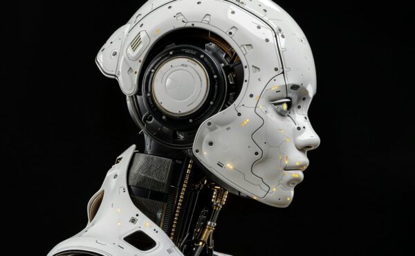 Humanoid AI agent representing Ankr x402 blockchain data payments