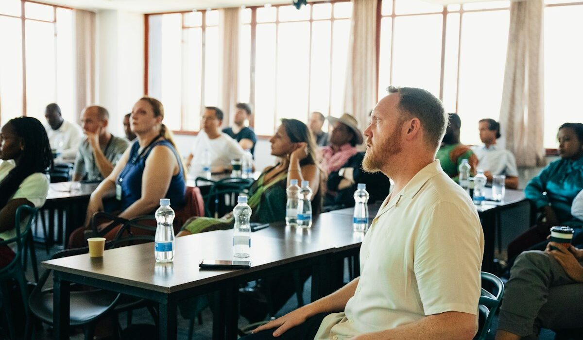 Audience attending a technology conference in Nairobi, representing Africa Blockchain Festival 2026