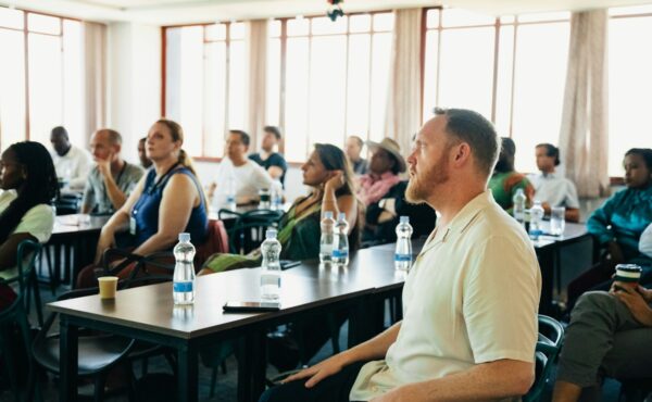 Audience attending a technology conference in Nairobi, representing Africa Blockchain Festival 2026