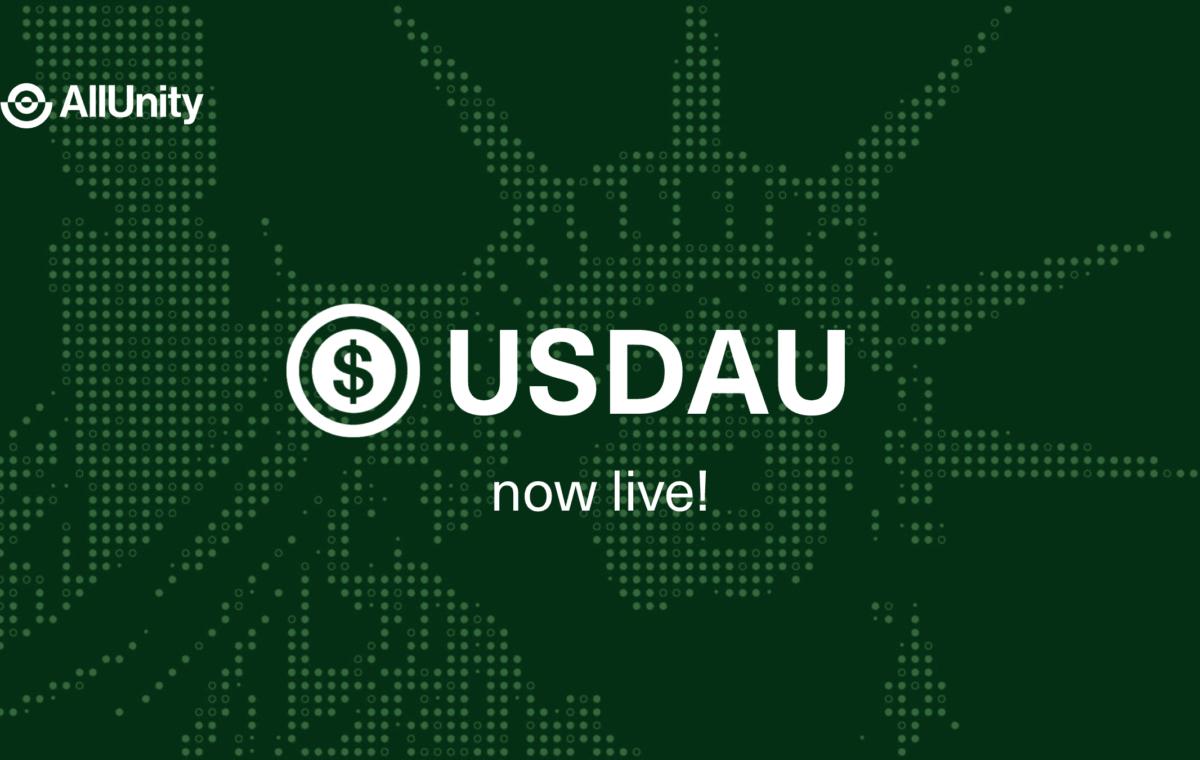 AllUnity USDAU stablecoin launch across six blockchain networks