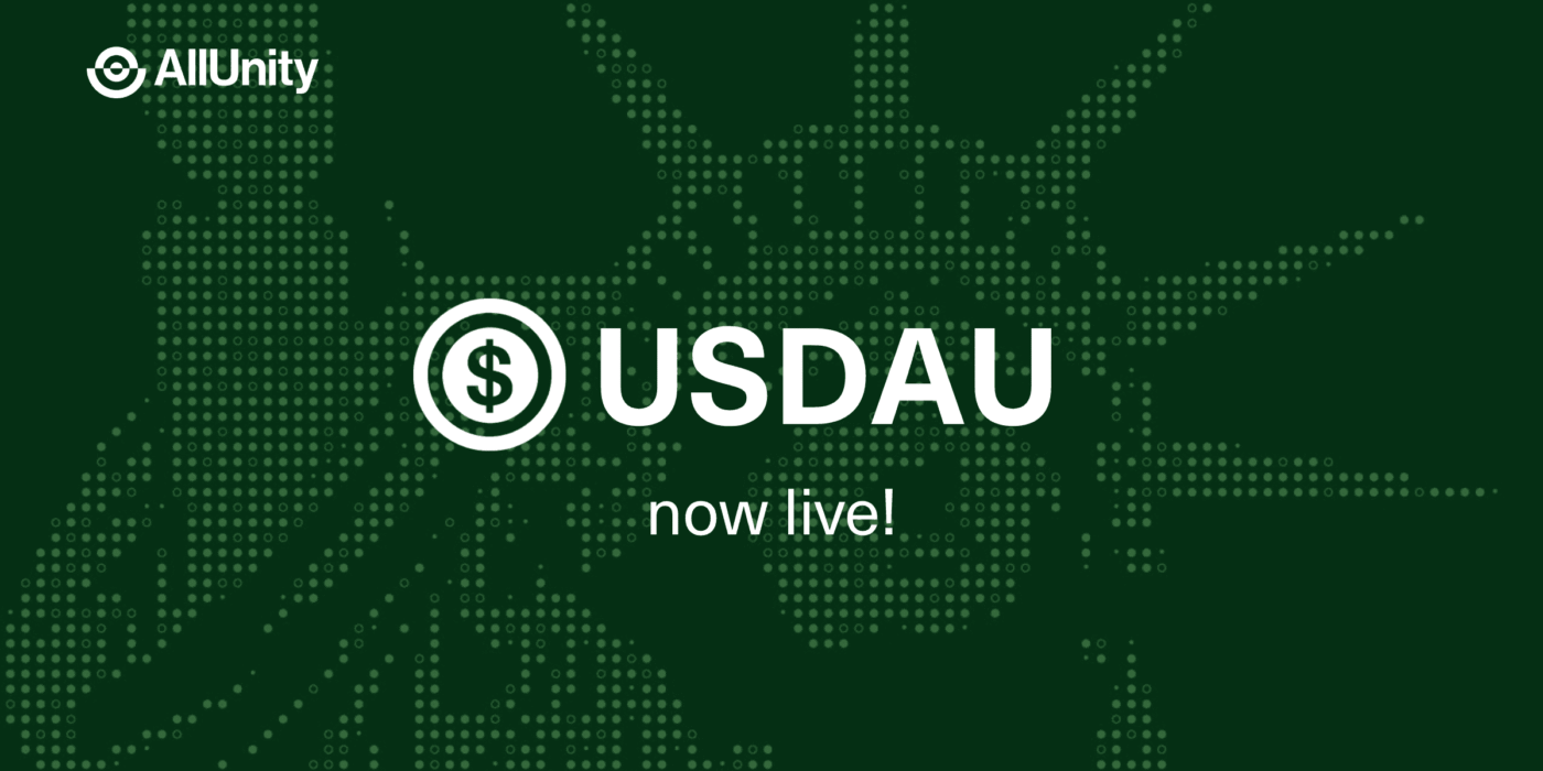 AllUnity USDAU stablecoin launch across six blockchain networks