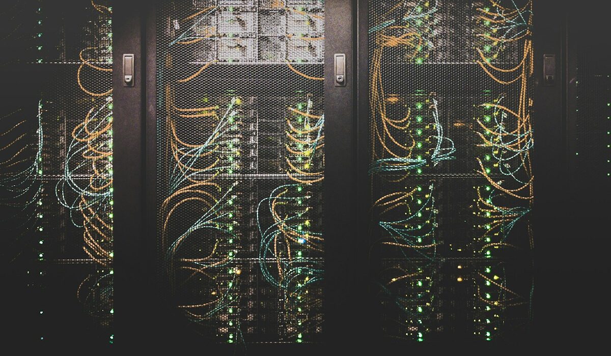 Cloud data center server racks illustrating Amazon AWS growth and AI infrastructure investment