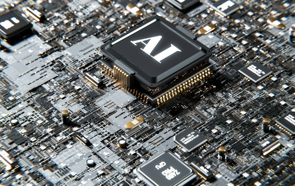 AI processor artwork illustrating the Anthropic IPO and proposed Nasdaq listing