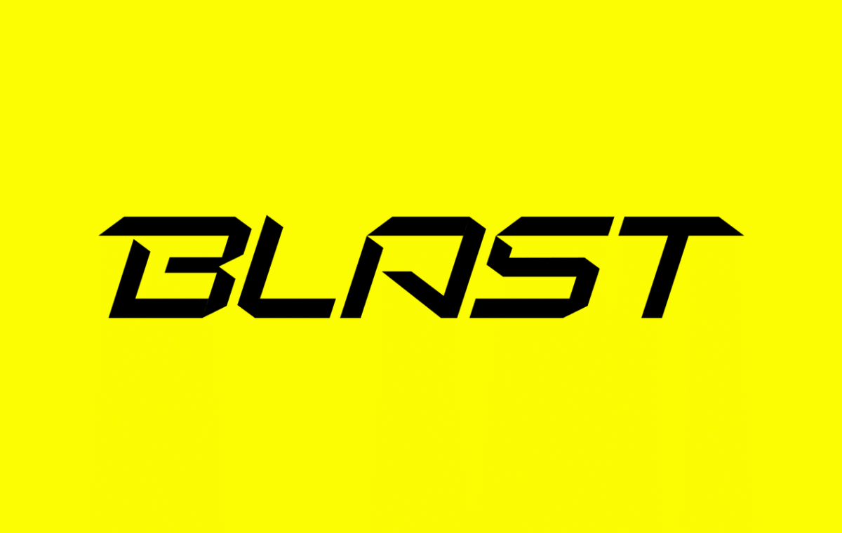 Official BLAST wordmark for the Blast Ethereum layer-2 network