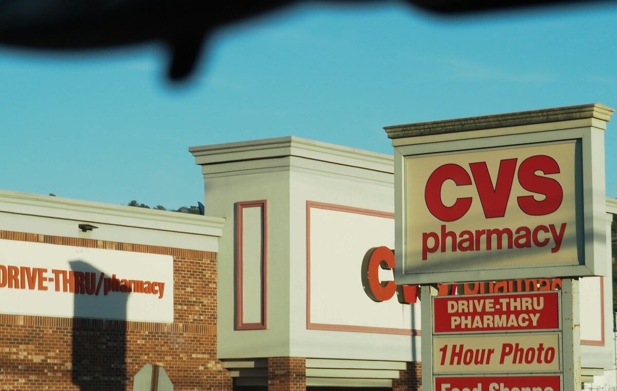 CVS pharmacy storefront illustrating the $315 million opioid settlement