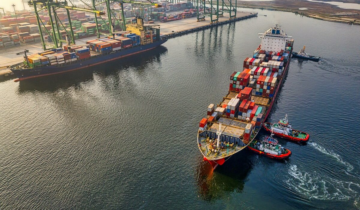 Container ship illustrating global supply chain chokepoints and trade disruption risks