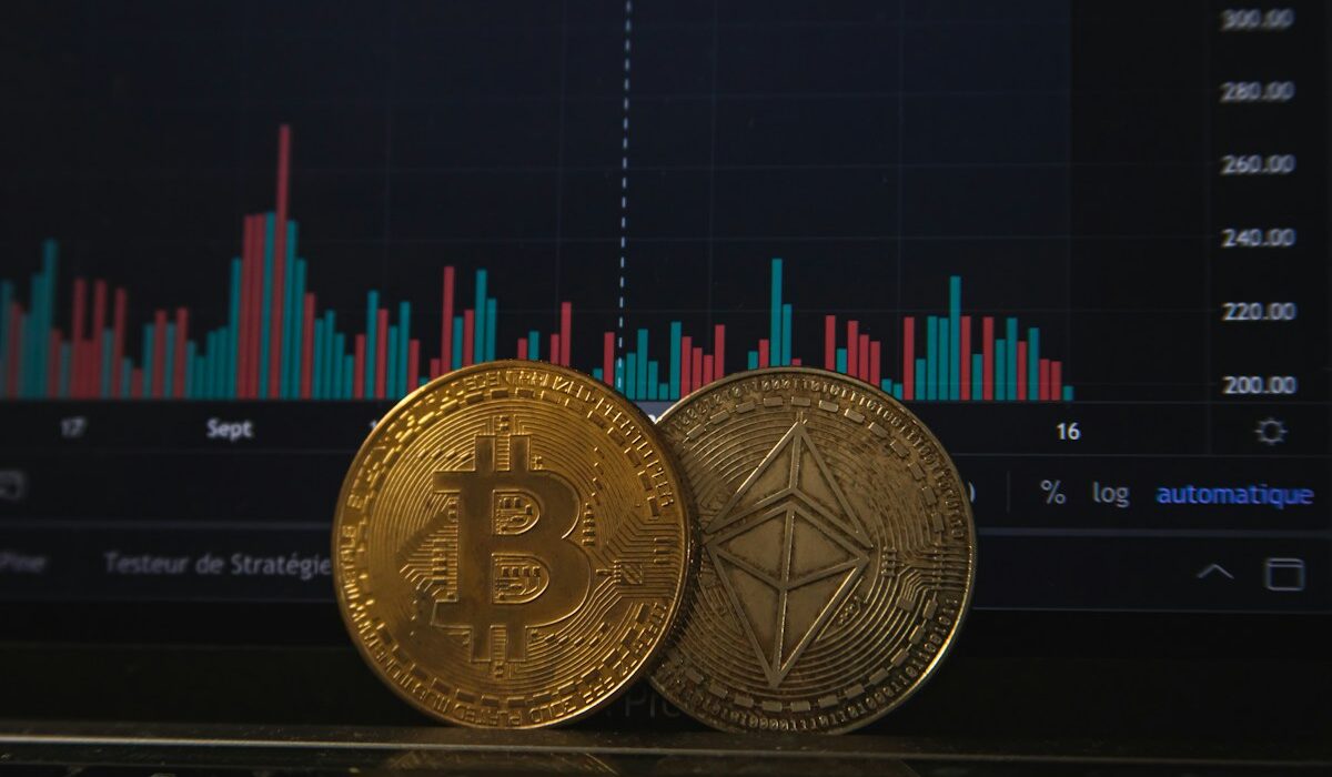 Cryptocurrency market dashboard representing exchange security and asset backing