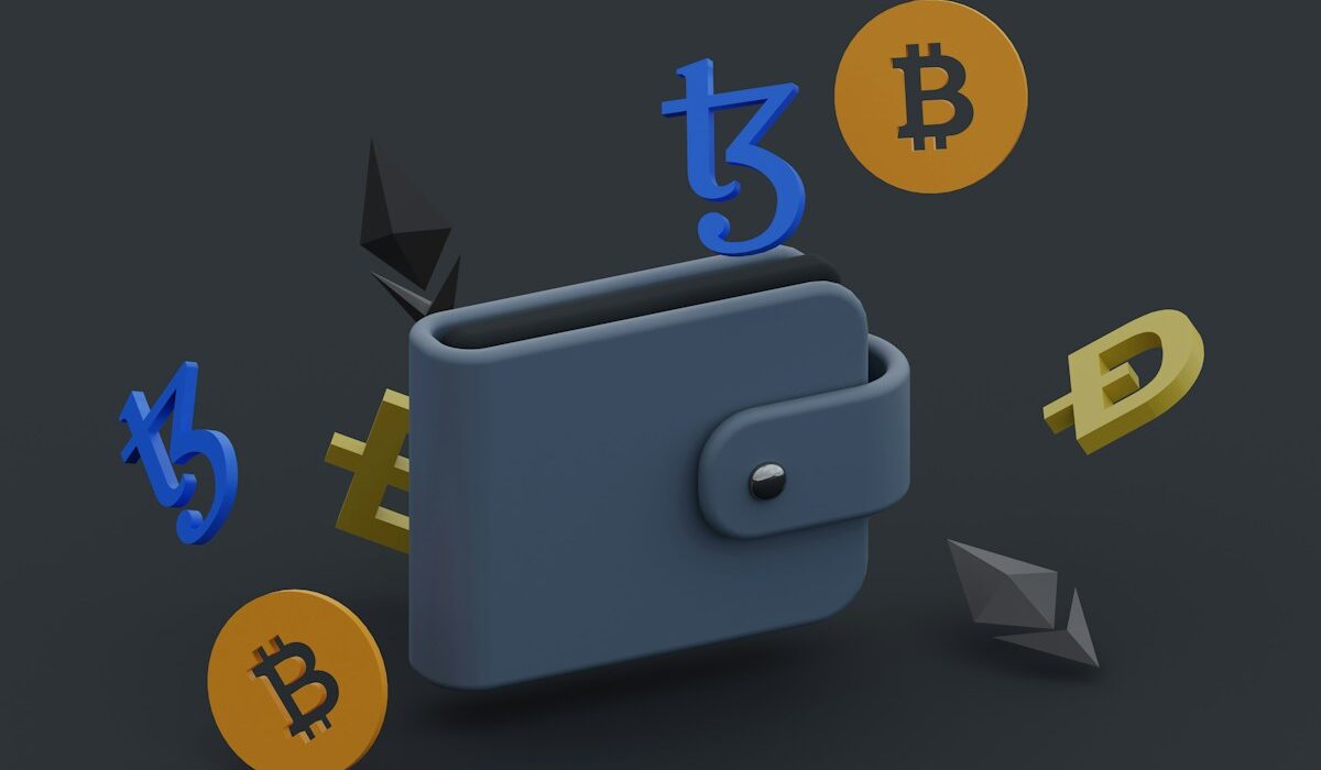 Crypto seed phrase security represented by a wallet and multiple digital assets