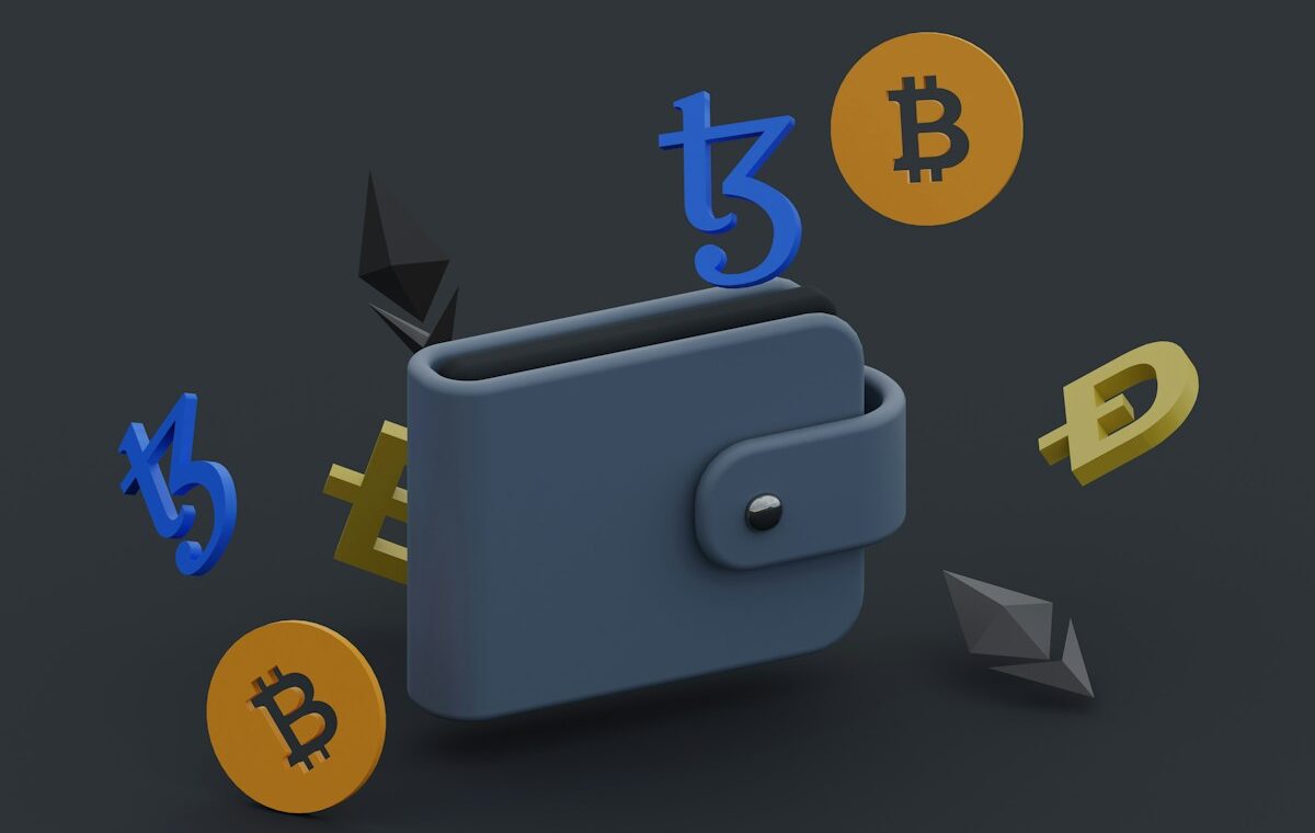 Crypto seed phrase security represented by a wallet and multiple digital assets