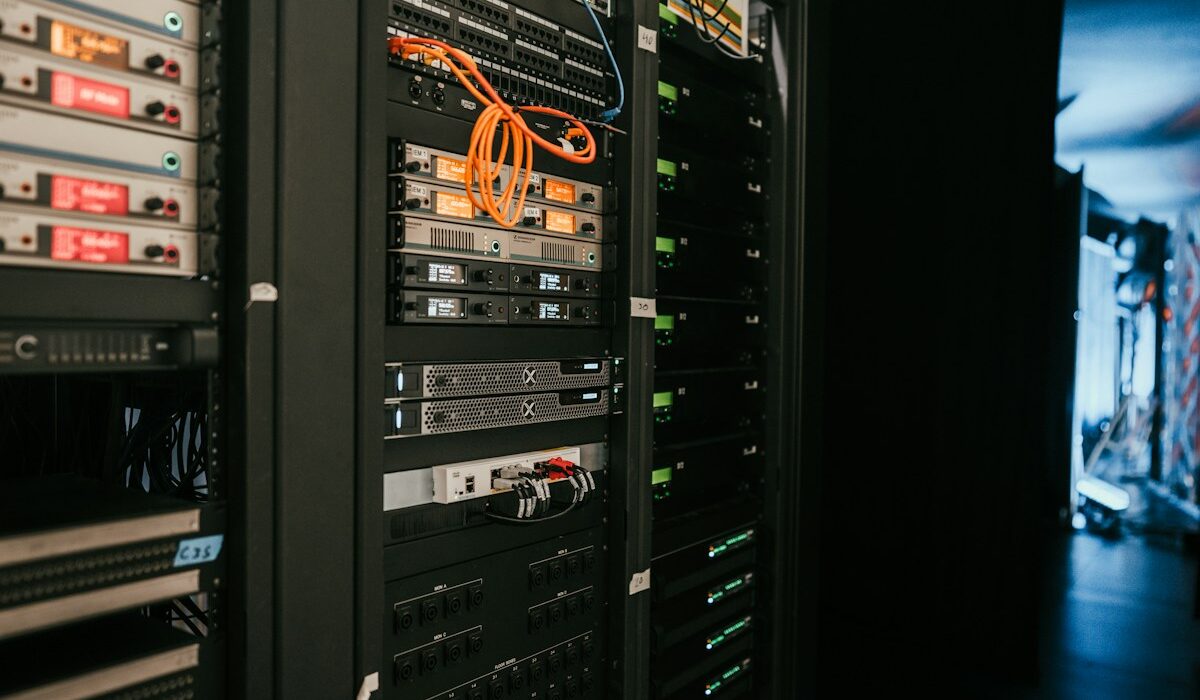 Data center server racks representing Western Digital storage demand