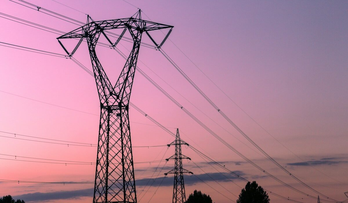 Electric transmission tower illustrating Exelon utility investment
