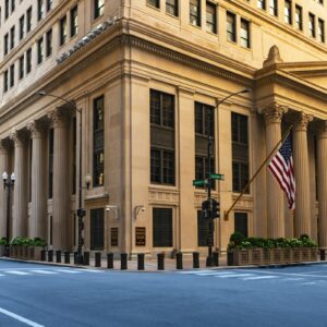Exterior of a Federal Reserve Bank building for the October 2026 FOMC meeting preview
