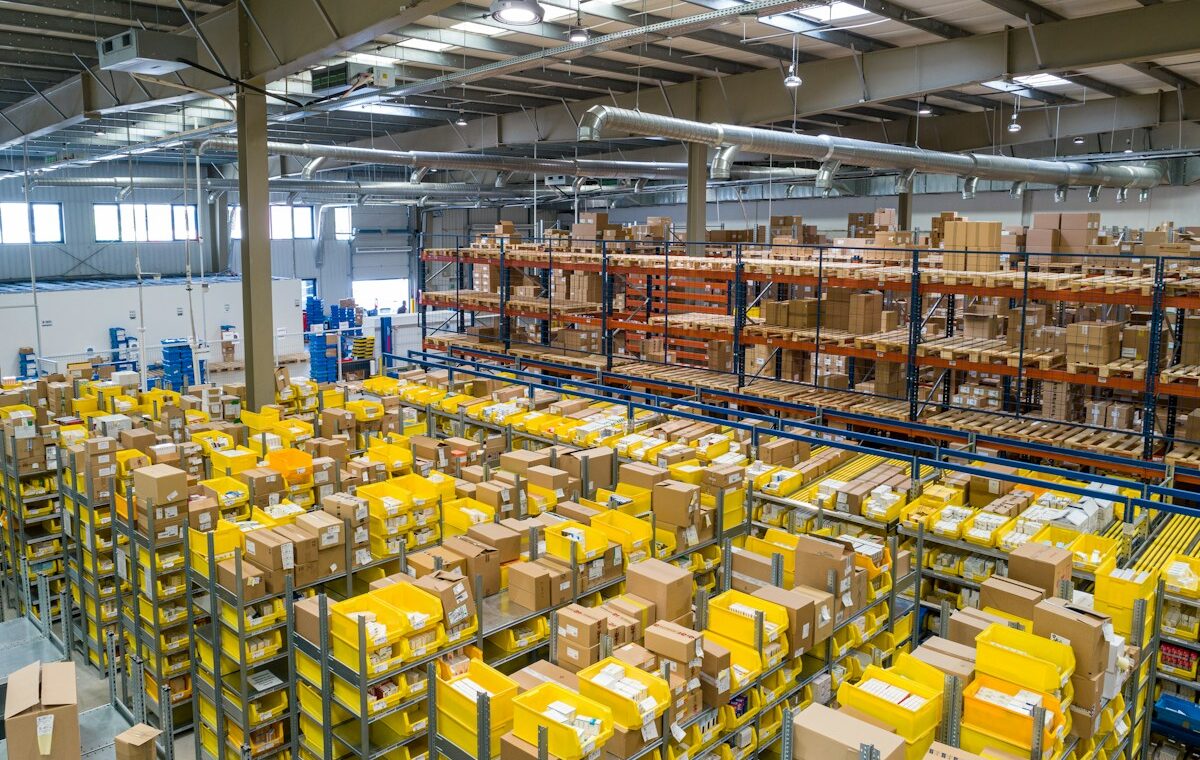 Genuine Parts sales story represented by an automotive parts distribution warehouse