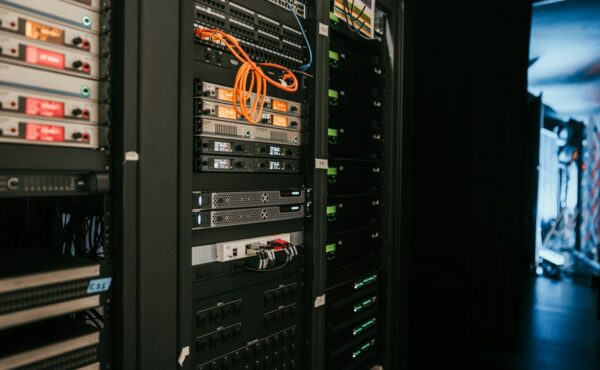 Server racks illustrating Green AI Cloud data center infrastructure