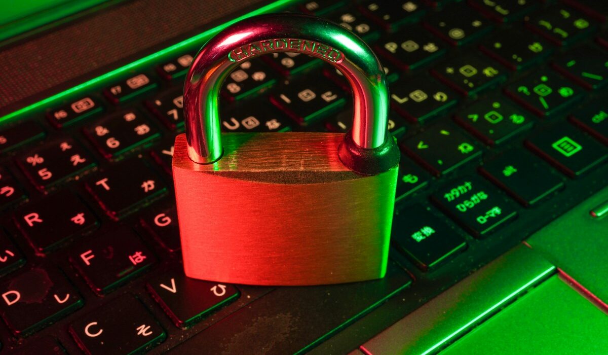 Padlock on a computer keyboard illustrating the Keystone website customer data breach