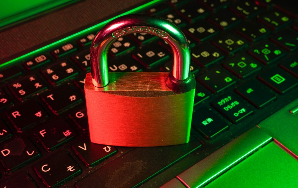 Padlock on a computer keyboard illustrating the Keystone website customer data breach