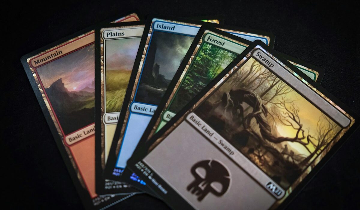 Magic: The Gathering cards representing Hasbro's Q3 gaming revenue growth