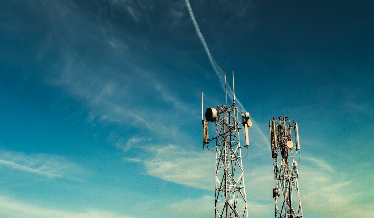 Telecom tower representing NVIDIA and Nokia AI-RAN deployments on live 5G networks