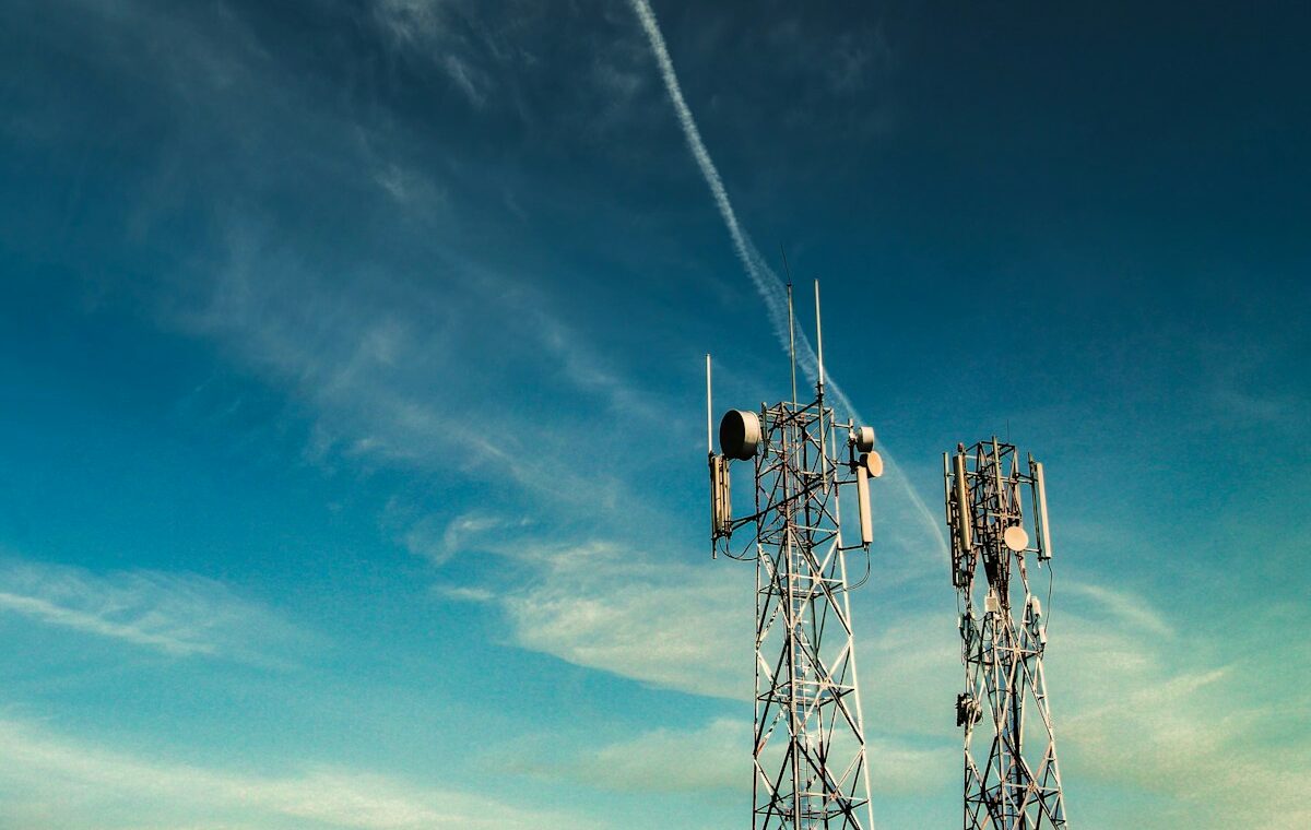 Telecom tower representing NVIDIA and Nokia AI-RAN deployments on live 5G networks