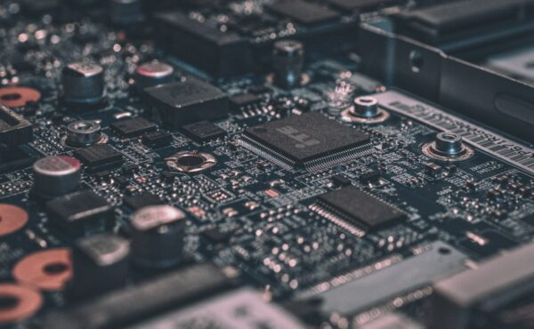 Semiconductor circuit board illustrating NXP earnings and chip demand