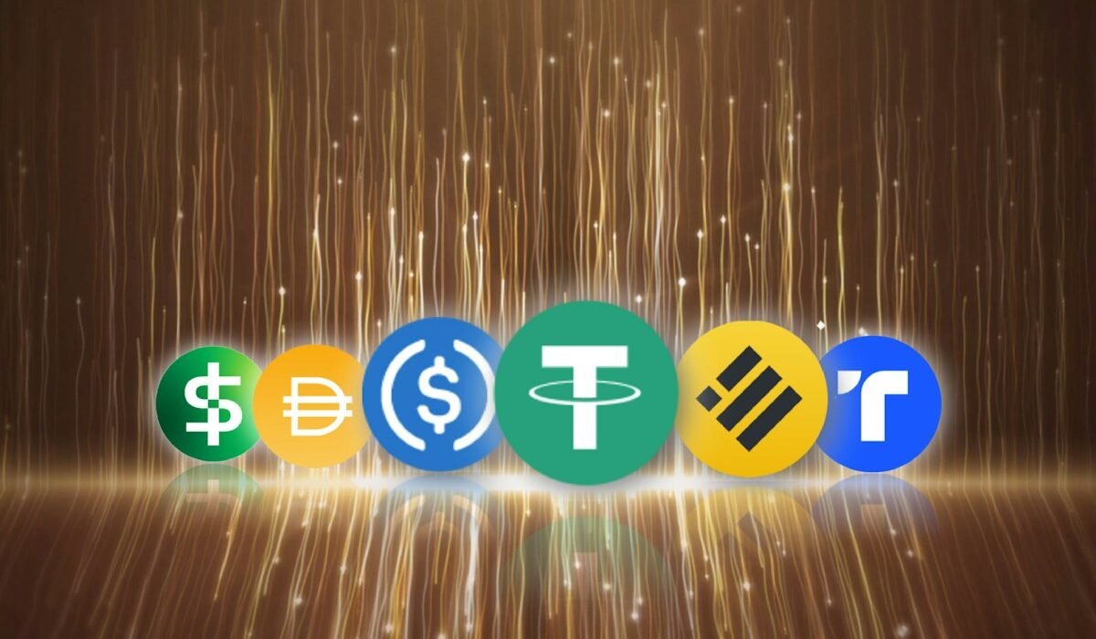 Stablecoin symbols illustrating the OCC GENIUS Act rule for payment issuers