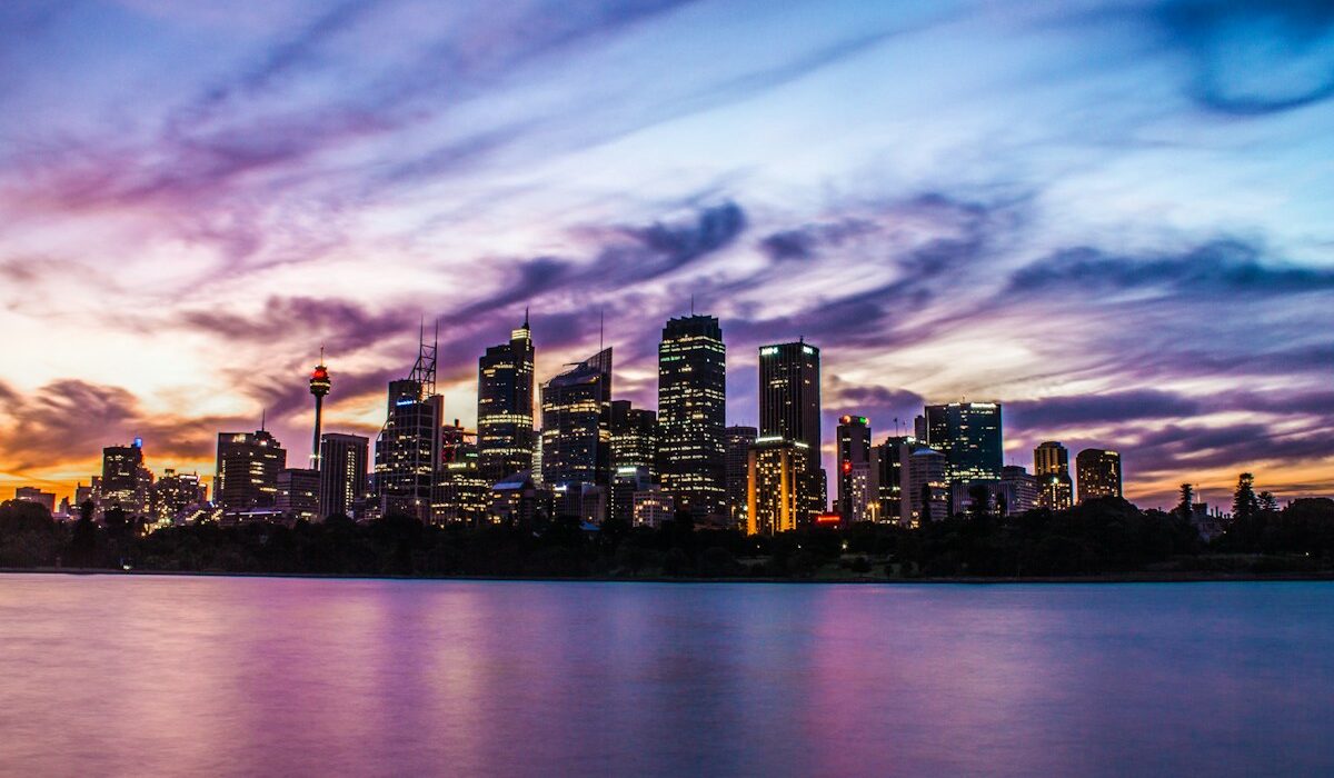 Sydney skyline representing the Australian economy and RBA inflation outlook