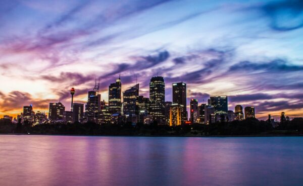 Sydney skyline representing the Australian economy and RBA inflation outlook