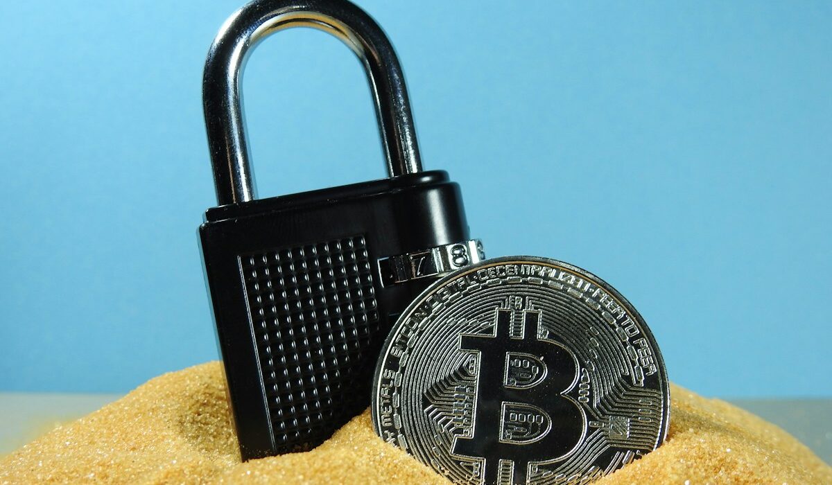 Locked cryptocurrency illustrating token unlocks and vesting