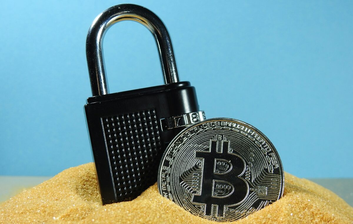 Locked cryptocurrency illustrating token unlocks and vesting