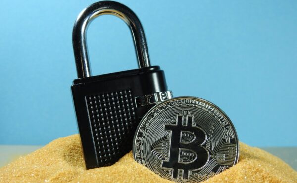 Locked cryptocurrency illustrating token unlocks and vesting