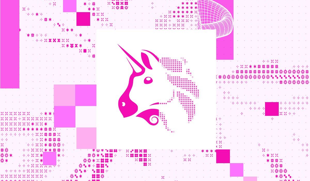 Uniswap unicorn graphic representing Aggregator Hooks and external liquidity routing