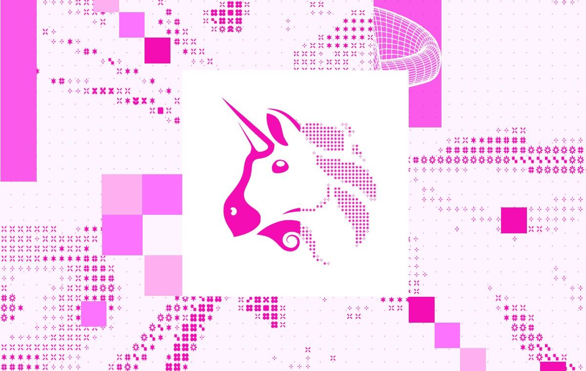 Uniswap unicorn graphic representing Aggregator Hooks and external liquidity routing