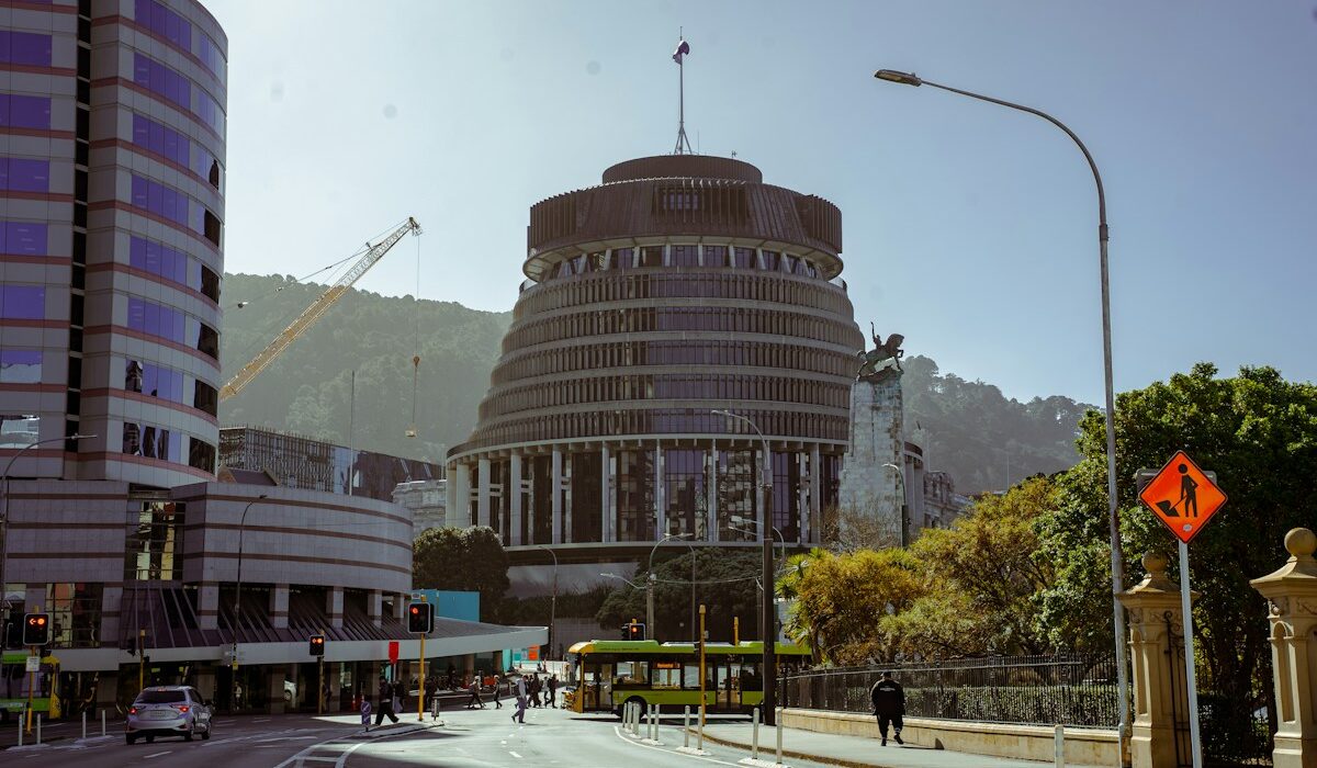 Wellington cityscape illustrating the RBNZ OCR decision and inflation outlook