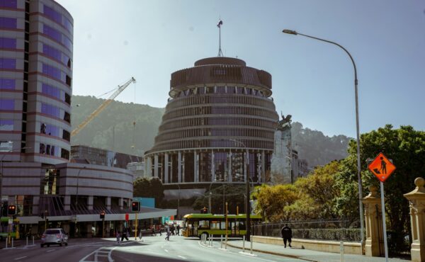 Wellington cityscape illustrating the RBNZ OCR decision and inflation outlook