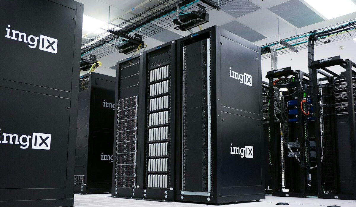 Data center storage racks illustrating Western Digital AI storage demand