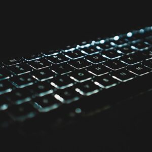 Encrypted keyboard representing Zcash NU7 privacy network technology